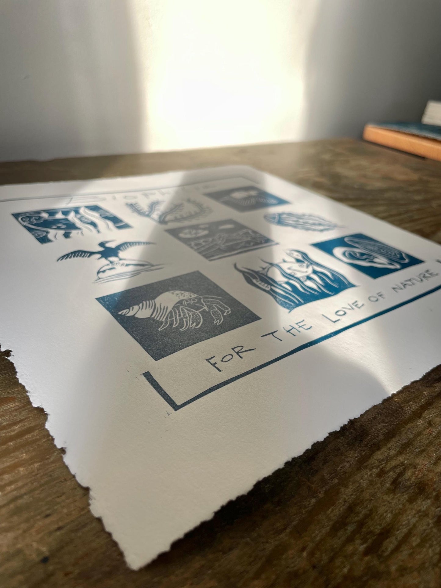 Biophilia Linocut Print