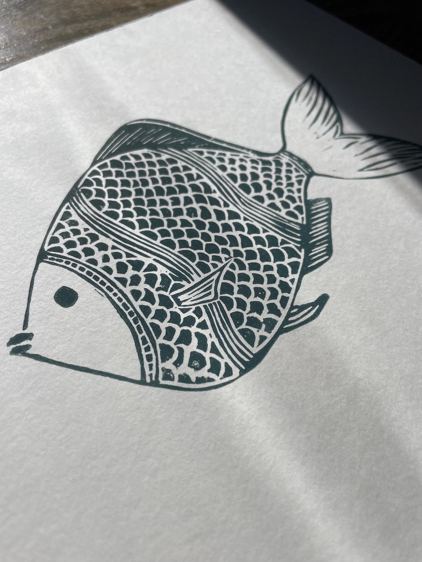 Fish Handmade Print