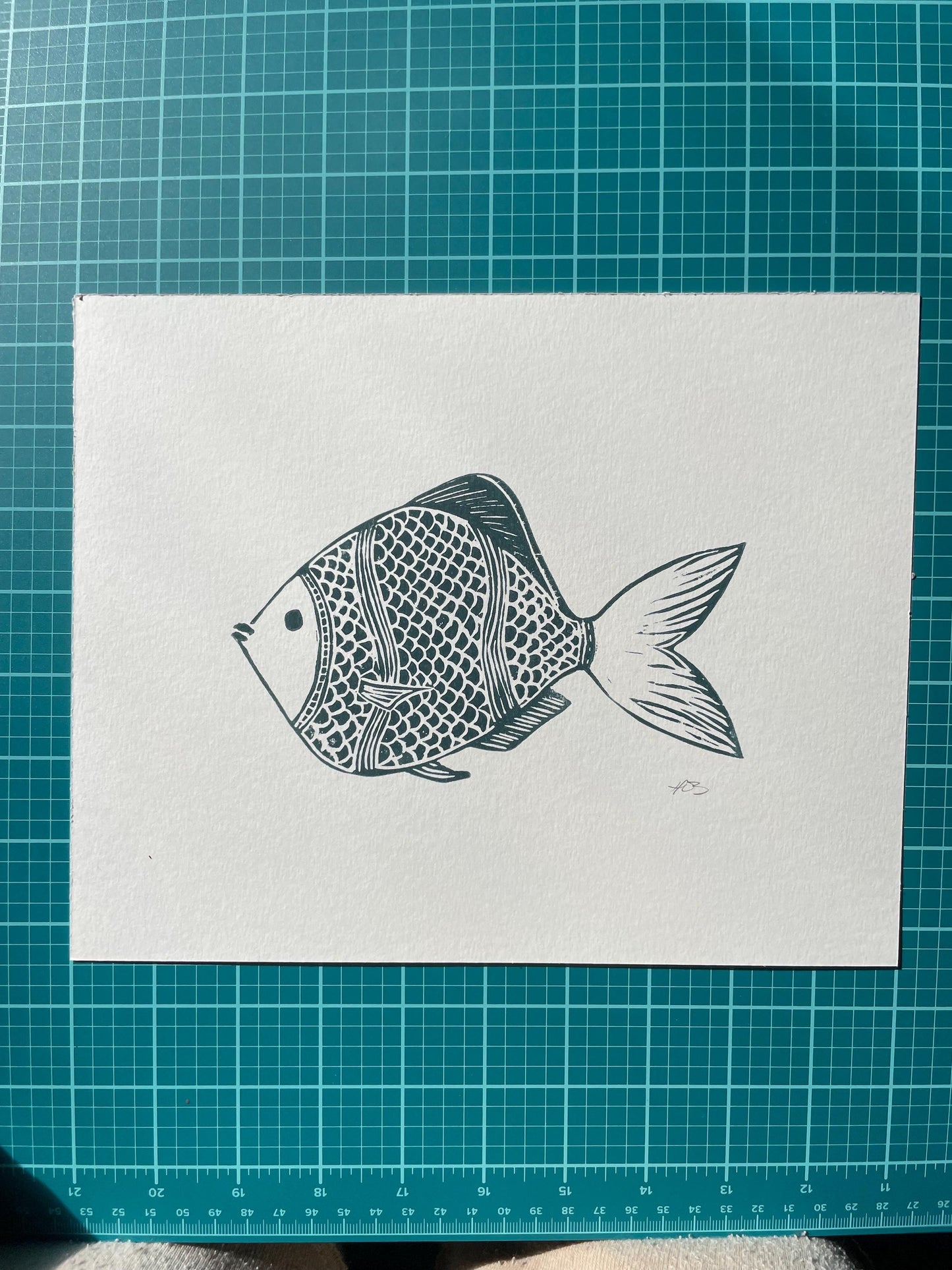 Fish Handmade Print