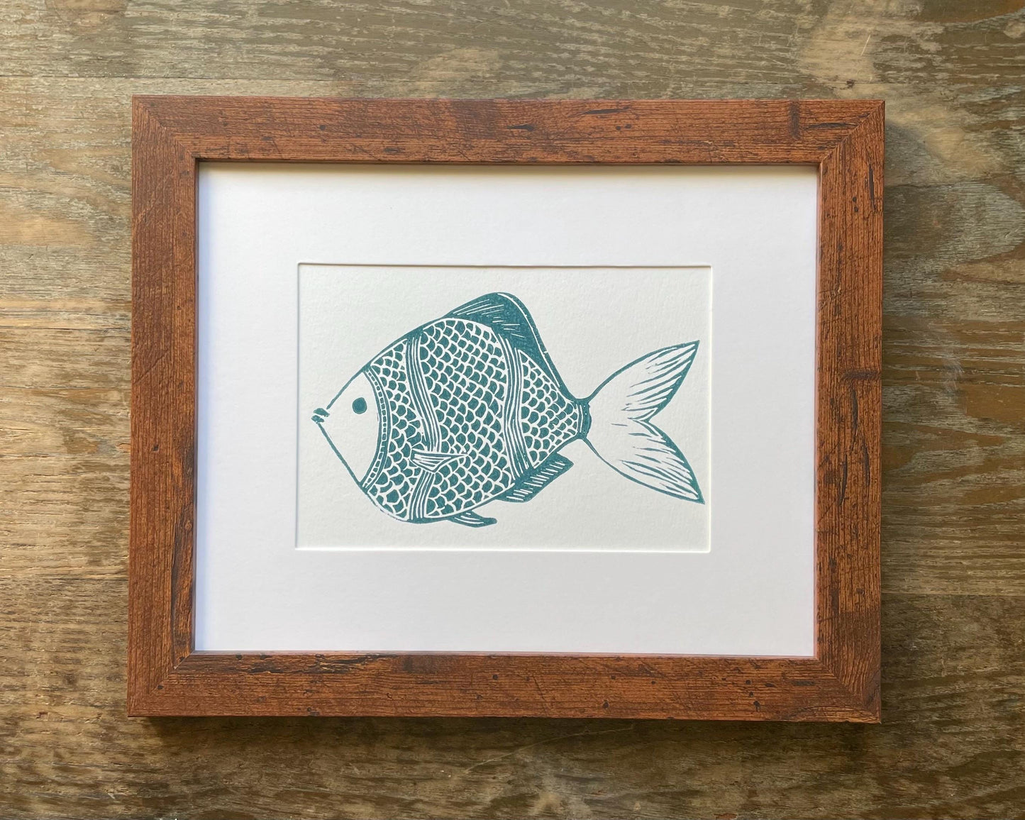 Fish Handmade Print