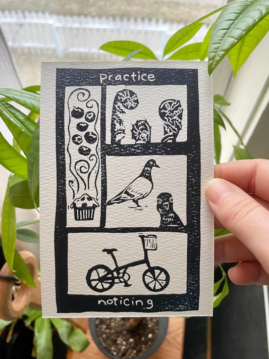 Practice Noticing Postcard