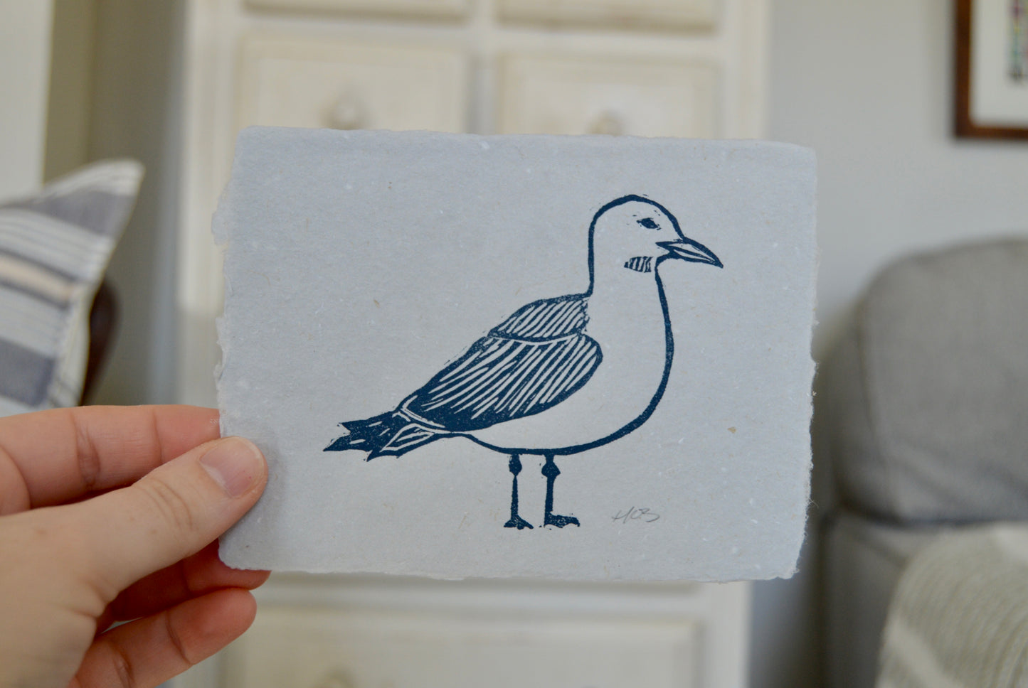 Birds (mini) On Handmade Paper