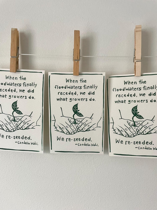Re-Seed Postcard