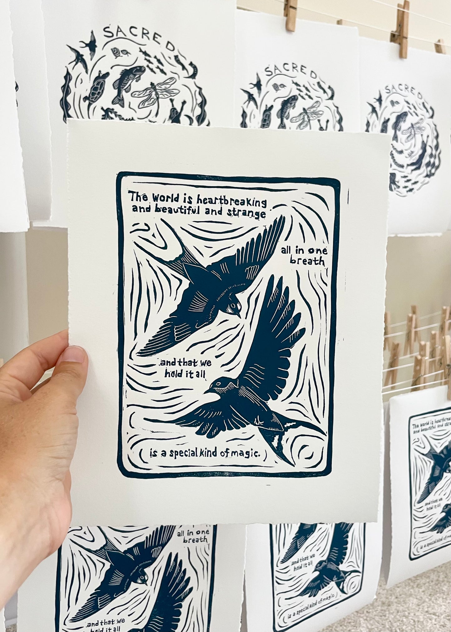 We Hold It All Print