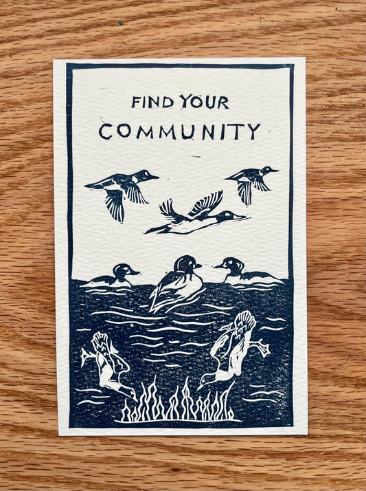 Find Your Community Postcard