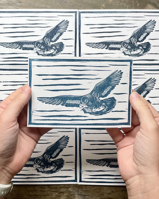Carrier Pigeon Postcard